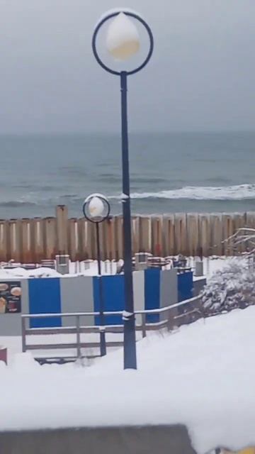 Калининград #светлогорск море #зима смотреть онлайн
