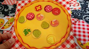 играем и собираем пиццу, игра для малышей