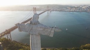 Лиссабон с дрона | видео 4к | Португалия, Лиссабон с высоты птичьего полета