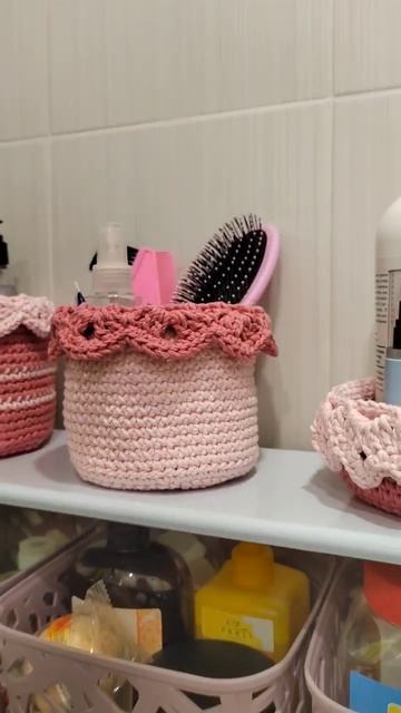 #shorts Корзины крючком. Создать уют может каждый😉 Главное желание. смотреть онлайн