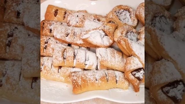 Печенье из слоёного теста смотреть онлайн