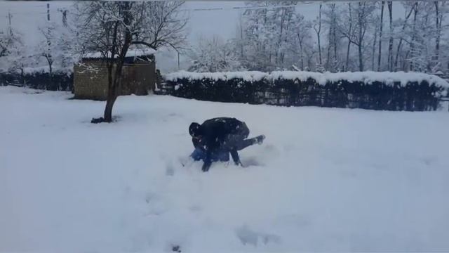 Азербайджан Закатала- динчи,Зима -2015, смотреть онлайн