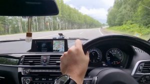 БМВ 1-Серии, правый руль, езда по городу