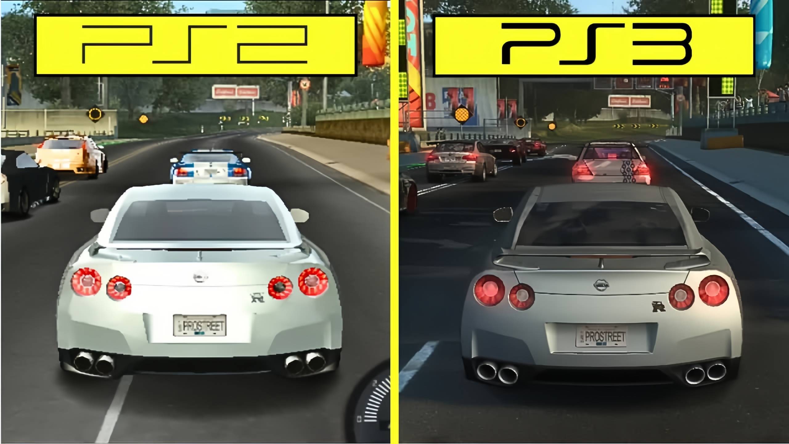 Need for Speed: ProStreet PS2 vs PS3 | Сравнение Графики