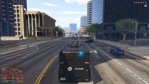 GTA V 10 Stars Wanted Level Shootout + Escape(RDE 4.0)