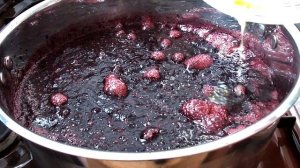 Три заготовки из измельченной ирги: начинка для пирогов, тортов, варенье, заморозка.