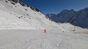 Эльбрус. Горабаши - Азау. Спуск на горных лыжах.