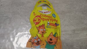 Три кота собери 3D фигурку