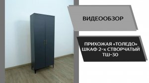 Видеообзор прихожая Толедо. Шкаф ТШ-30