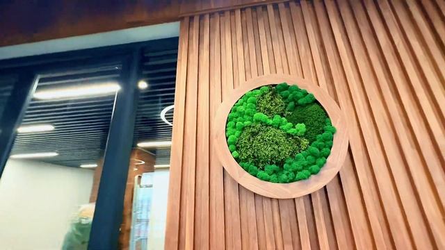 Панно из мха - крутой экологичный декор смотреть онлайн