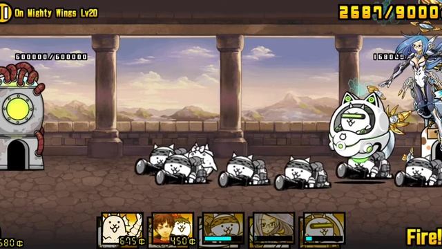 The Battle Cats - Mega Menace  On Mighty Wings Lv. 20