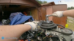 Установка электрозапуска на мотор Suzuki DF 9.9-15 от и до. Закончил установку дистанции на Terhi40