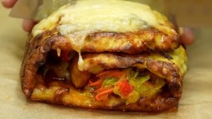 Кабачковый рулет с сыром