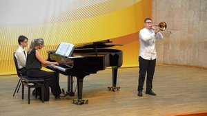 П. И. Чайковский  «Ариозо короля Рене из оперы "Иоланта"
Ж. Металлиди «Концерт для трубы и к. оркес