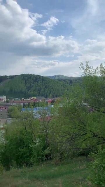 Республика Алтай, г. Горно-Алтайск, вид с горы «Туугая» смотреть онлайн
