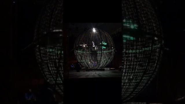 Exciting moments of three motorcyclists in the wall of death,Orange county hote,Kemer #shorts#кемер смотреть онлайн