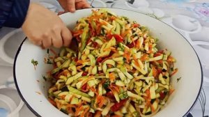 ✅ УЛЁТНАЯ ЗАКУСКА ИЗ КАБАЧКОВ НА ЗИМУ‼️ Готовьте побольше не пожалеете 💯