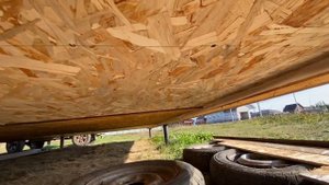 часть 19. Теплый пристрой. Монтаж ветрозащиты. Утепление пола, подшивка пола.