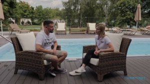 Круглогодичный бассейн на улице. Отзыв. Интервью с руководителем АКВА-Зоны санатория Юность в Минск