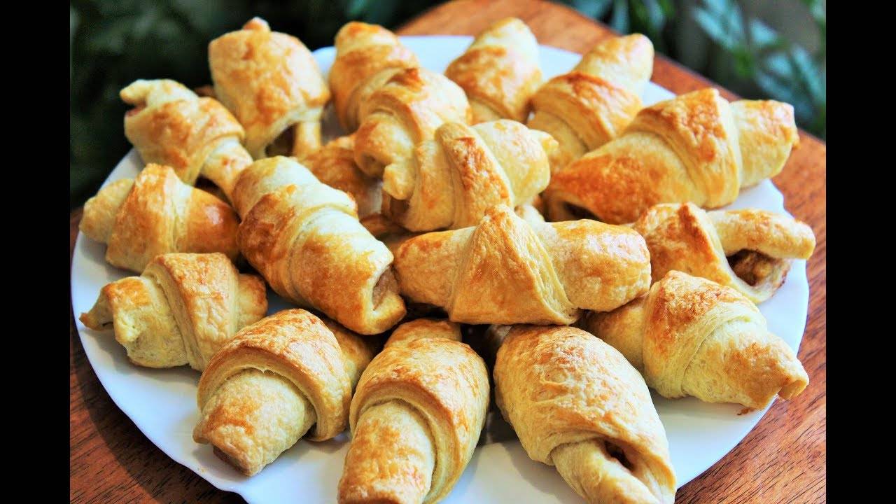 КРУАССАНЫ С ФРУКТАМИ! Безумно вкусные и очень просто! смотреть онлайн