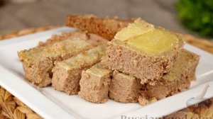 Закуска для семьи и гостей. ЗАПЕЧЁННЫЙ ПАШТЕТ ИЗ КУРИНОЙ ПЕЧЕНИ