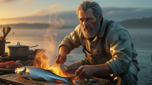 Уха в казане на костре! Быстро и вкусно