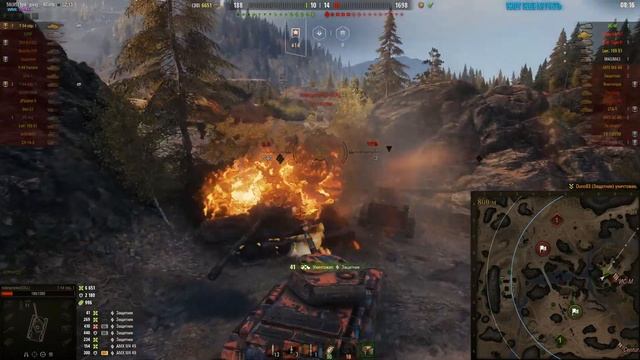 Т-54 обр. 1 против ВОСЬМЕРЫХ 🤘 World of Tanks лучший бой