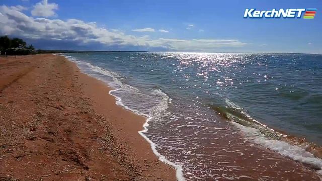 В Новоотрадном прогревается море смотреть онлайн