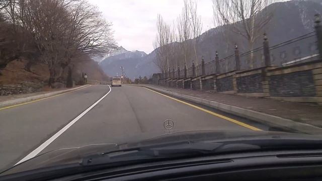 Габала, Дорога в Лазу (Азербайджан) 12.2019 смотреть онлайн