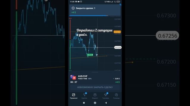Торговля на Олимп Трейд с телефона и мои выводы. смотреть онлайн