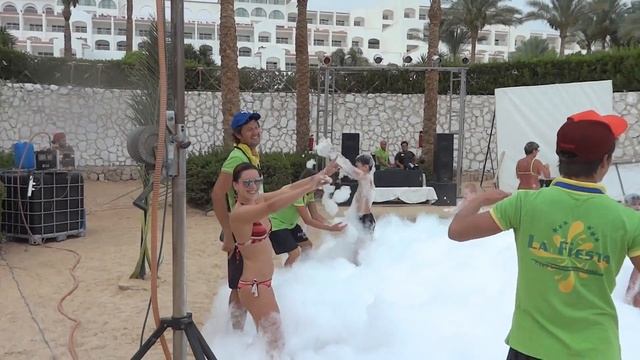 Дневная репетиция пенной вечеринки в отеле SIVA SHARM 5* Египет смотреть онлайн