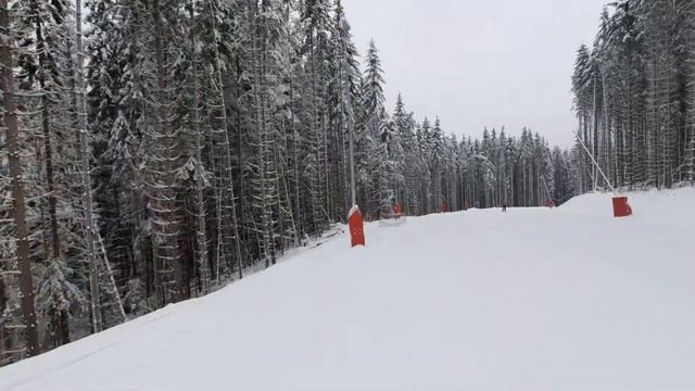 Буковель. Трасса 3А. Разговор с инструктором. смотреть онлайн