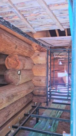 Отделка Бани из Бревна #деревянныедома #отделкасруба #баняизбревна