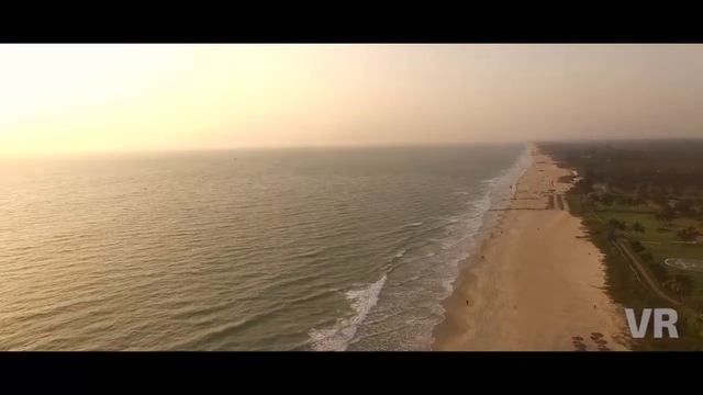 Goa  Benaulim beach  March 2016  DJI Phantom 3 4К