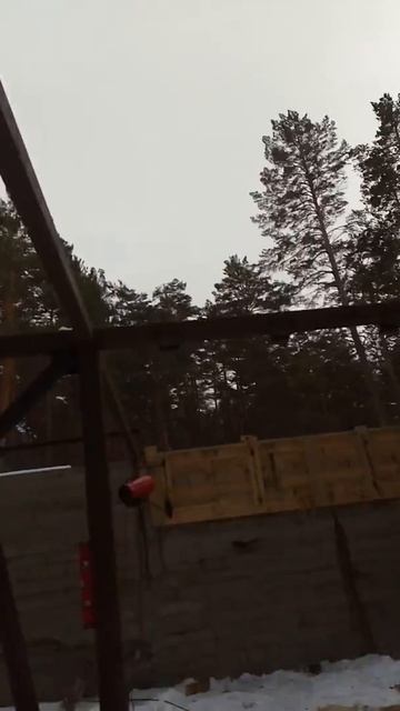 Манжерок. Начало стройки гостиницы. смотреть онлайн