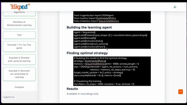Module 9: Example 3 -Mountain car using Deep Q-Learning | Reinforcement Learning in Machine Learnin
