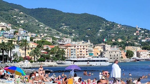 Rapallo Beach / Beautiful Place / Buhay OFW in Turin Italy #buhayofwinturinitaly смотреть онлайн