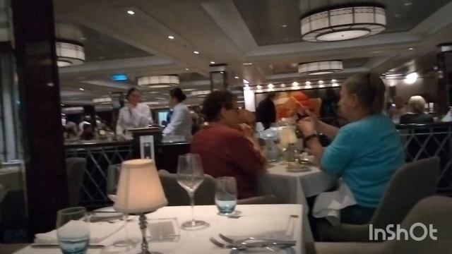 Круиз.Про обслугу на корабле.Рыба порезана прозрачно!Болтаем в ресторане. смотреть онлайн