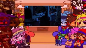 [☎️]Фнаф 2 реагируют на |🍕 Обзор Five Nights at Freddy's 2 🍕| 🎬Ремейк🎬 |