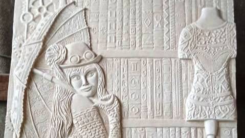 Изготовление барельефа из известняка