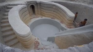 Как мы строим самыи большои в мире подземныи дом с бассеином