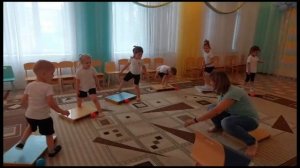 Степ-аэробика с малышами детского сада N7 "Солнышко".