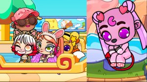 Обновление-Поймай Тинипин в Аватар Ворлд! 😱 Хартпин потерялась в аквапарке. 😥 🌊