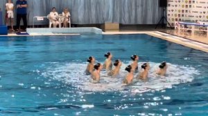 ПЕРВЕНСТВО РОССИИ ПО СИНХРОННОМУ ПЛАВАНИЮ ЧЕХОВ МГФСО ГРУППА  ФИНАЛ 02.03.24