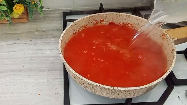 🍅ПОМИДОРЫ В ТОМАТНОМ СОУСЕ С КОРИЦЕЙ ‼️Этих помидоров всегда мало зимой💯