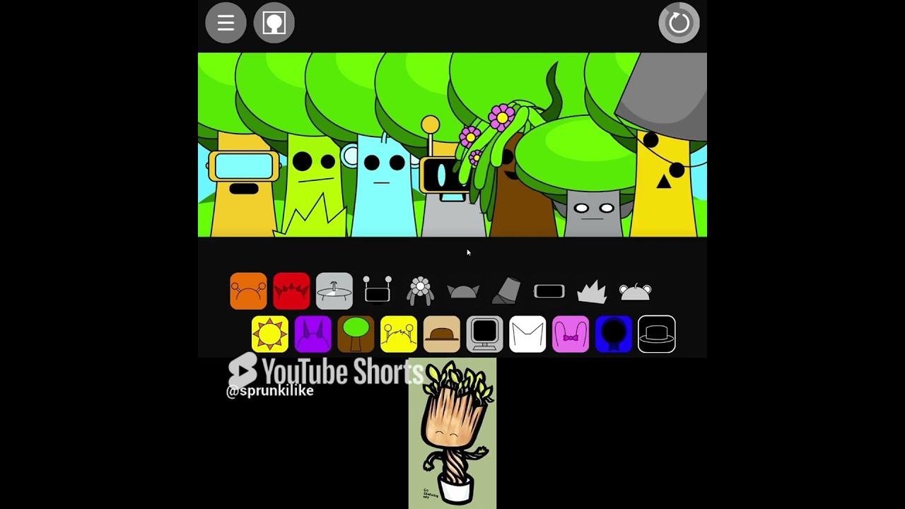 ALL Sprunki Mr Tree Family  NORMAL MOD #funny #sprunki #meme #animation #memes #incredibox