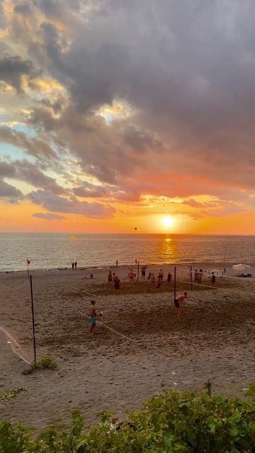 Закат и Волейбол в Махмутлар Алания Турция. Alanya Turkey #махмутлар #турция #алания