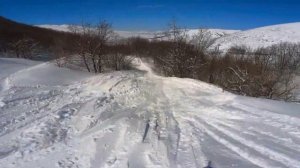 freeride skiing in Myler Ski Resort (Майлер) / Armenia (Армения). March 2024