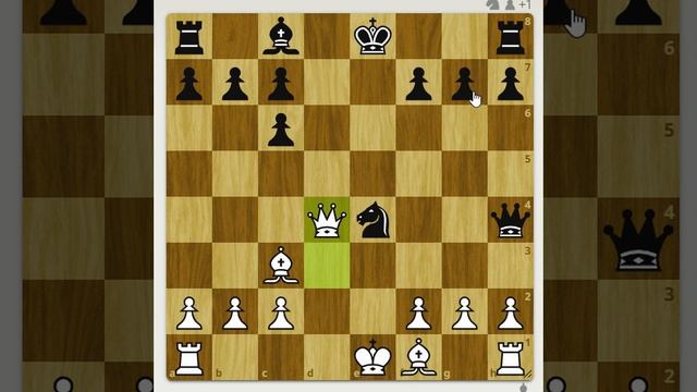 Гениальный выигрыш  с жертвой ферзя в начале партии