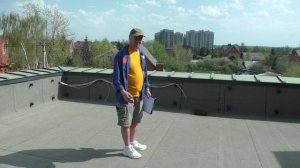 Устройство наплавляемого материала, парапетов и ограждений на плоской кровле